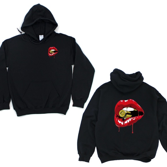 Bullet In Lip Hoodie - Picture 1 of 2